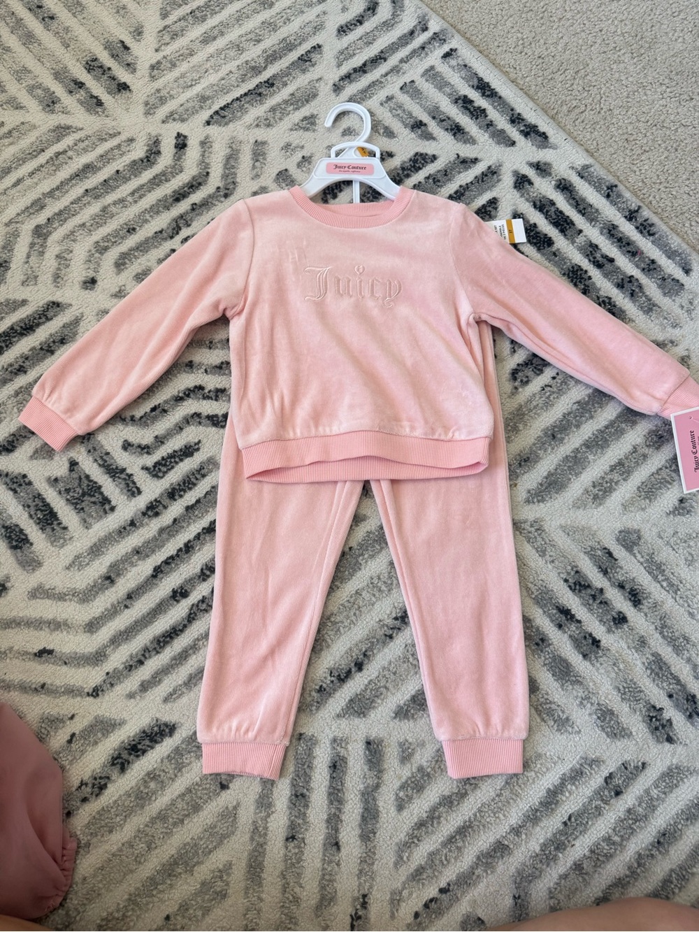 Juicy Couture Light Pink Velour Kids set